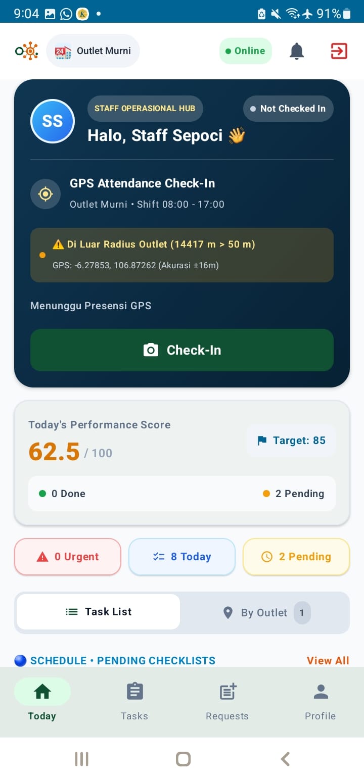Staff Android App