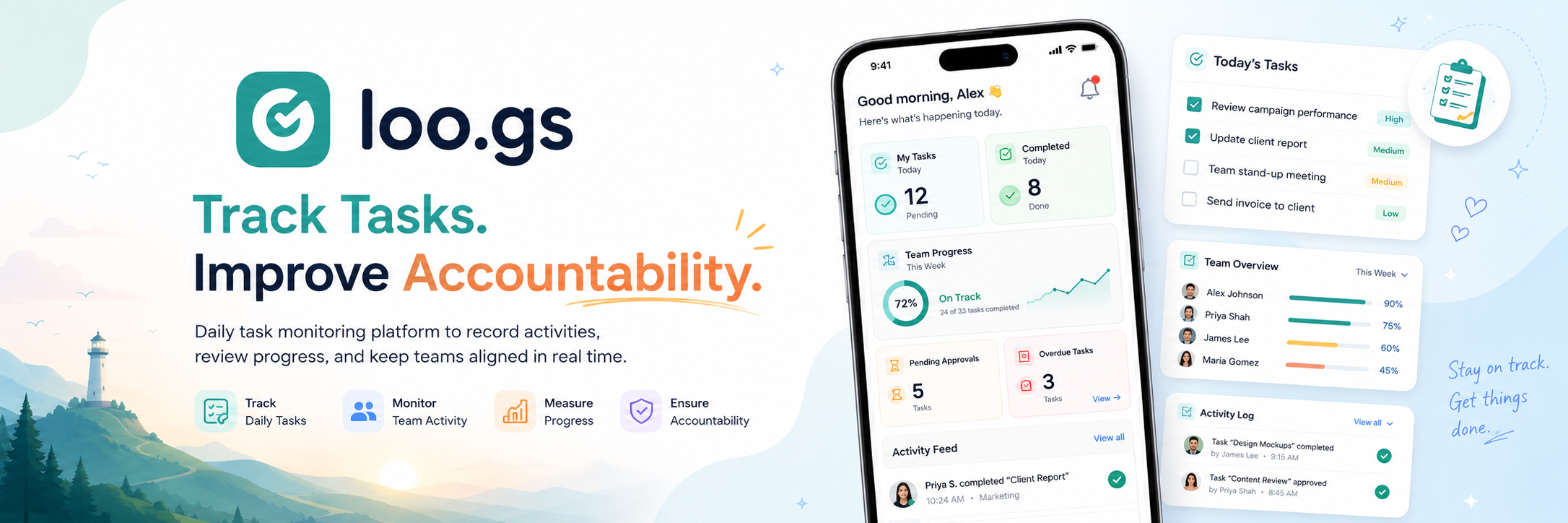 loo.gs - Daily Task Monitoring